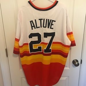 Jose Altuve Houston Astros Cooperstown Jersey XXL